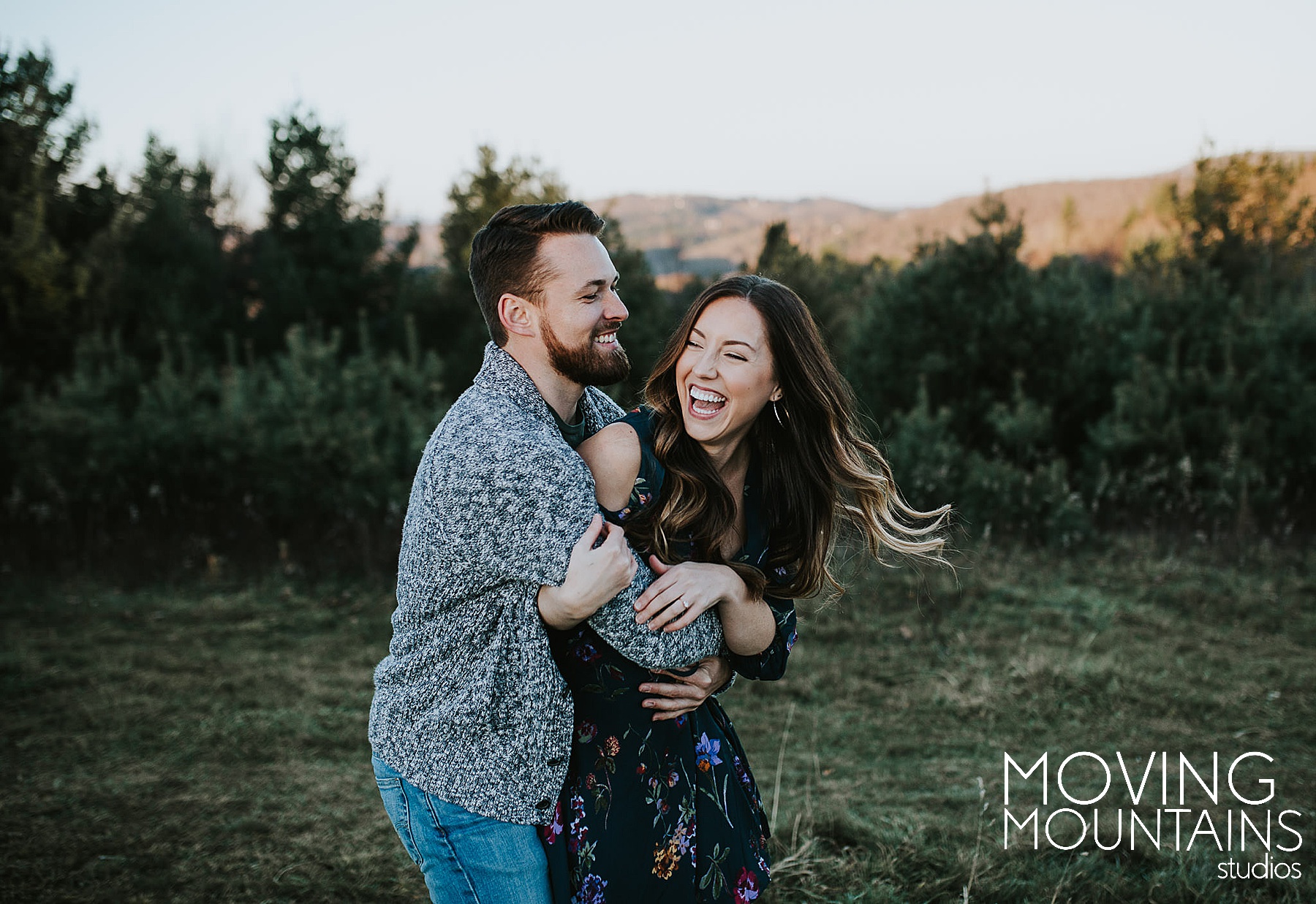 thunderhill overlook nc mountains engagement